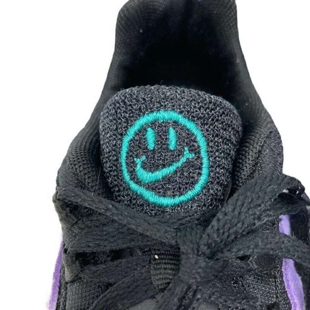 Nike Air Max 95 Sneakers Black Purple Girls 2 - Picture 2 of 10